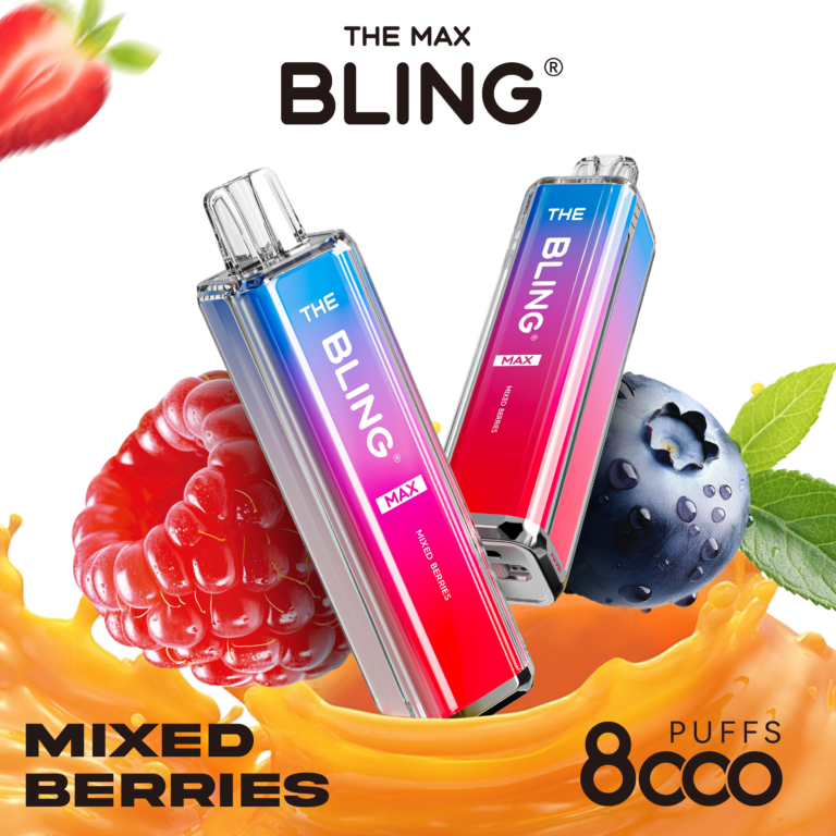 TheBlingMax Vape with 8000+ Puffs