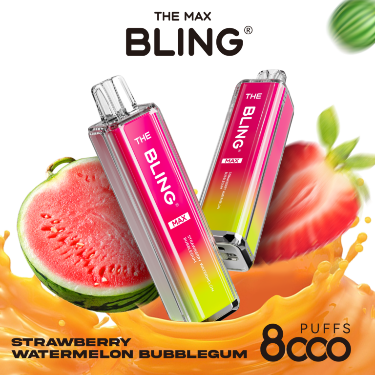 TheBlingMax Vape with 8000+ Puffs