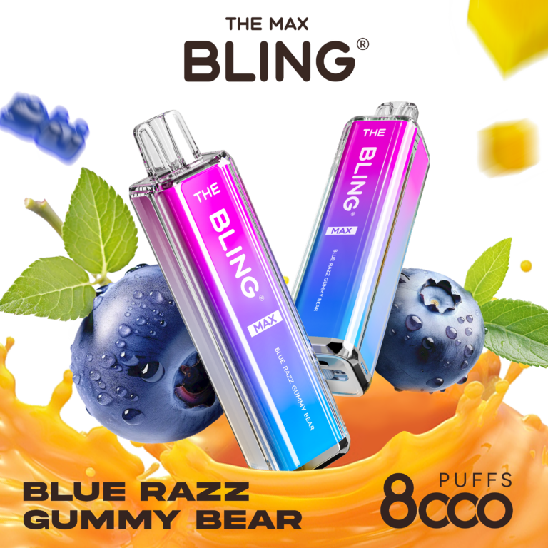 TheBlingMax Vape with 8000+ Puffs