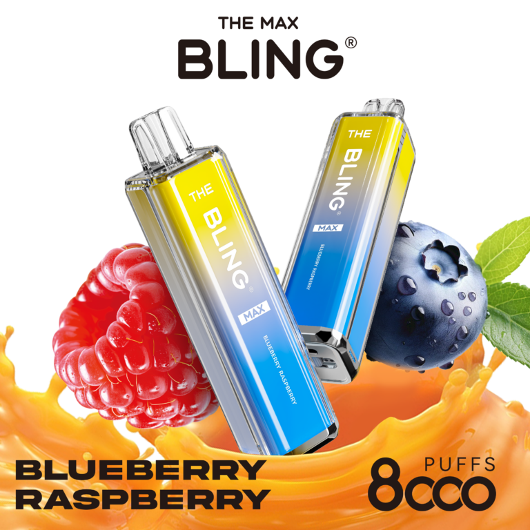 TheBlingMax Vape with 8000+ Puffs